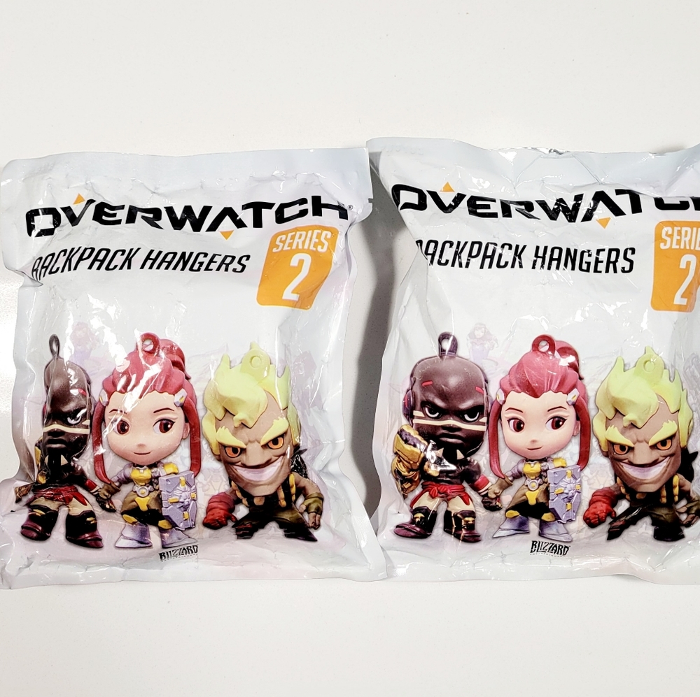 *SOLD*Overwatch Backpack Hangers Series 2 Set of Two
